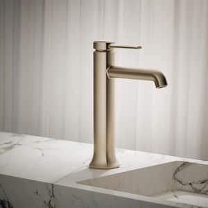 Occasion Tall Single Handle Single Hole Bathroom Faucet 1.2 GPM in Vibrant Brushed Bronze