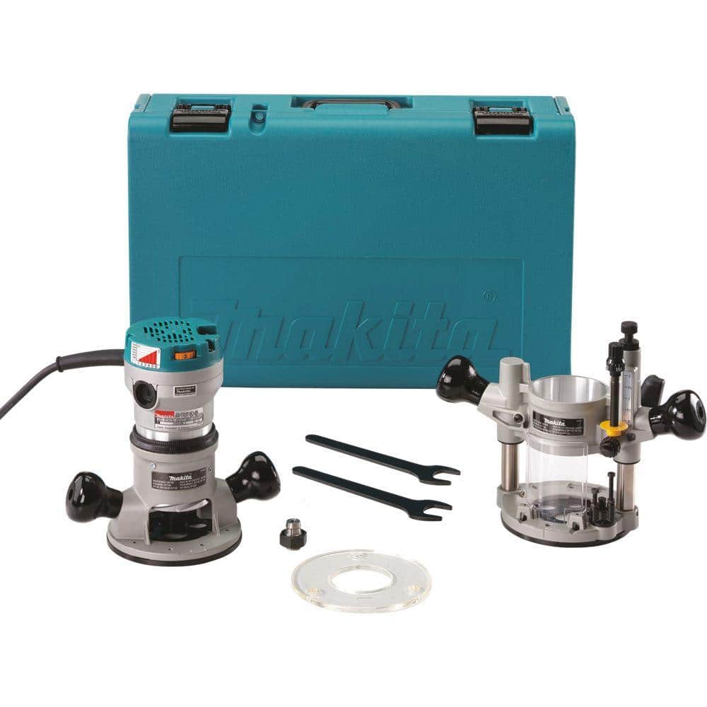 Makita 2-1/4 Router Kit with Base RF1101KIT2 The Home Depot