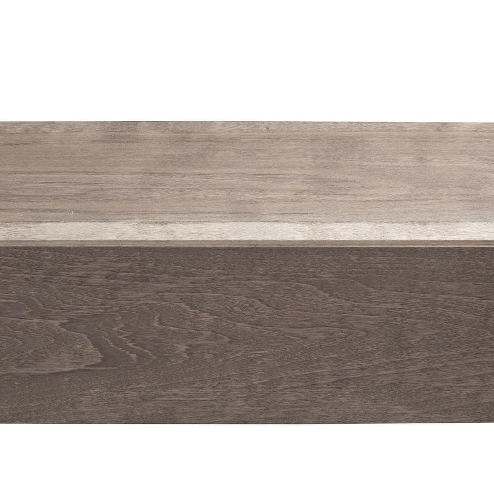 8-Foot Gray Stainable Wood Faux Ceiling Beam