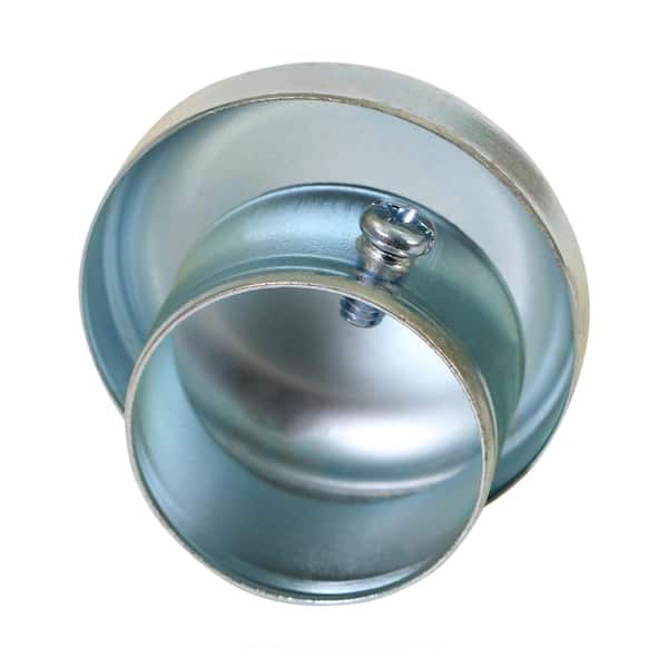 PLUMBFLEX 1-1/4 in. Galvanized Oil Vent Cap without Screen, Zinc Plated Steel