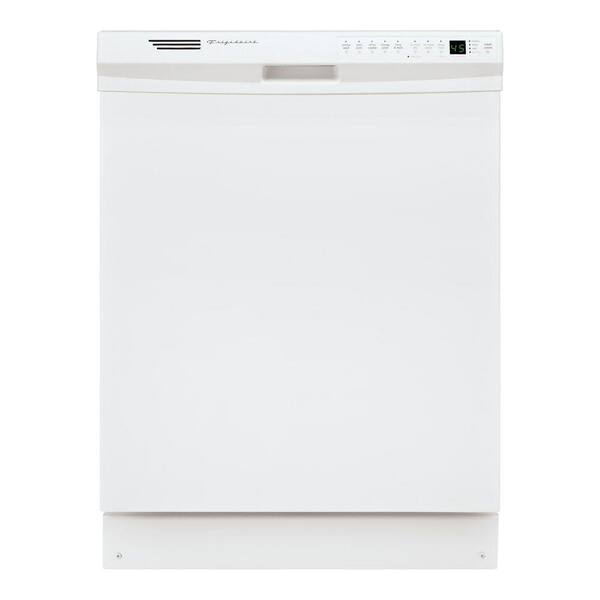 Frigidaire Front Control Dishwasher in White with Stainless Steel Tub, ENERGY STAR, 56 dBA