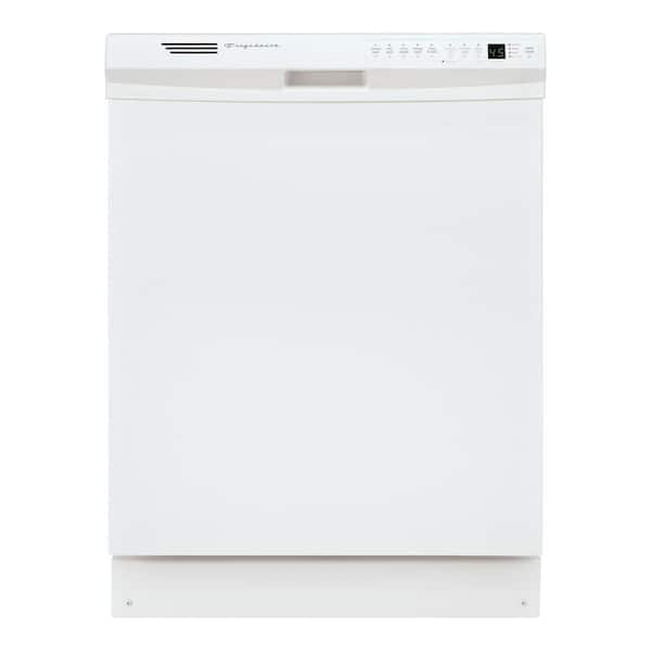 Frigidaire Front Control Dishwasher in White with Stainless Steel Tub, ENERGY STAR, 56 dBA