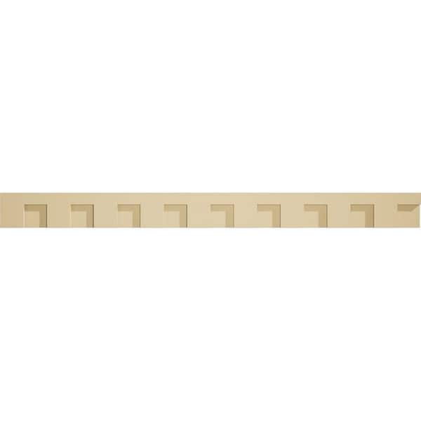 Ekena Millwork 1 in. D x 4 in. W x 48 in. L Primed Polyurethane Panel Moulding