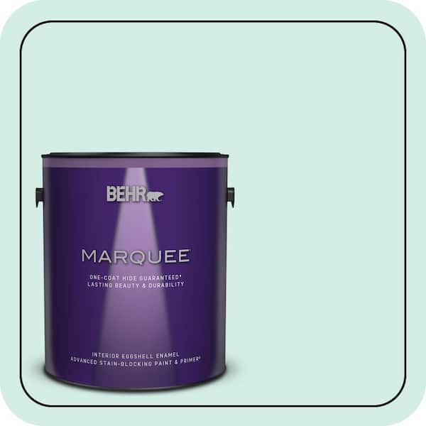 BEHR MARQUEE 1 gal. #490C-2 Adriatic Mist Eggshell Enamel Interior Paint & Primer