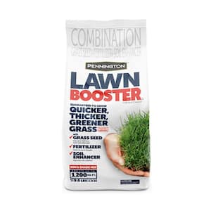 Lawn Booster Sun and Shade 9.6 lb. 1,200 sq. ft. Grass Seed with Lawn Fertilizer and Soil Enhancers