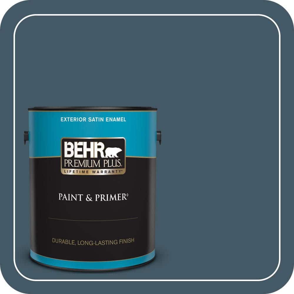 1 gal. #S480-7 Midnight in the Tropics Satin Enamel Exterior Paint & Primer price history on PriceWatchPro