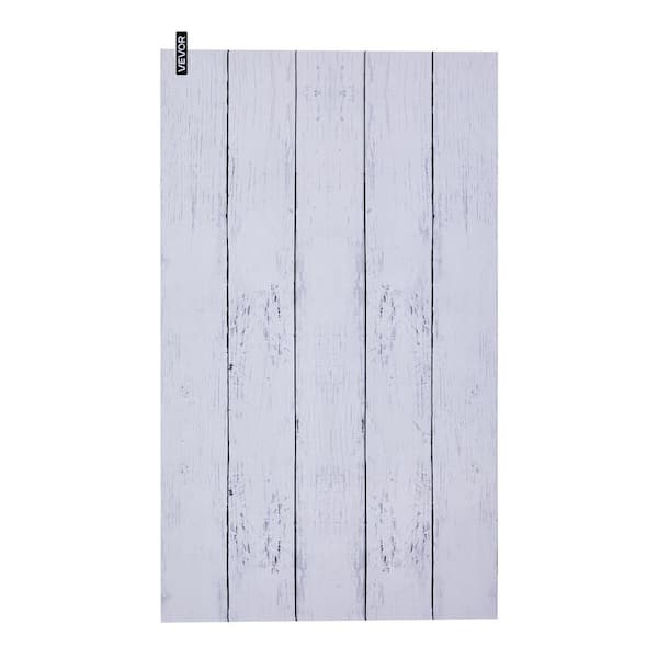 Peel and Stick Wallpaper 17.7 x 590.5 in. White Wood Texture Waterproof Self Adhesive Contact Paper EasyClean Vinyl Roll