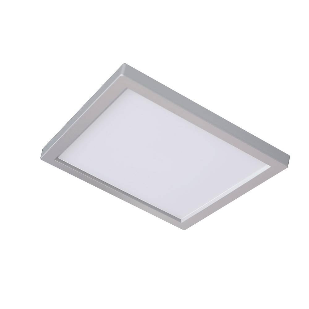 Reviews for Commercial Electric 7 in. Light Square Nickel Integrated
