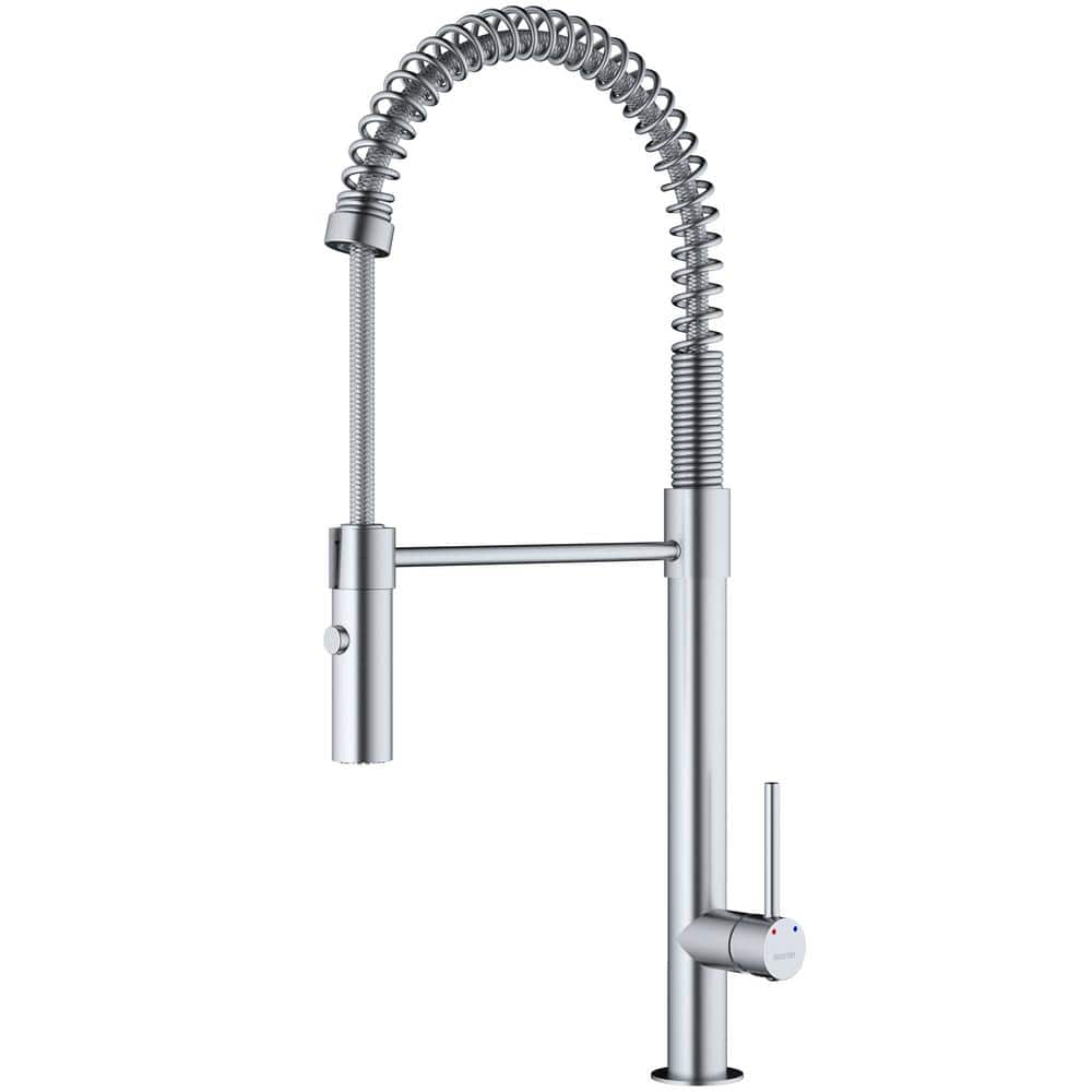 Bluffton Single Handle Pull Down Sprayer Kitchen Faucet in Stainless Steel price history on PriceWatchPro