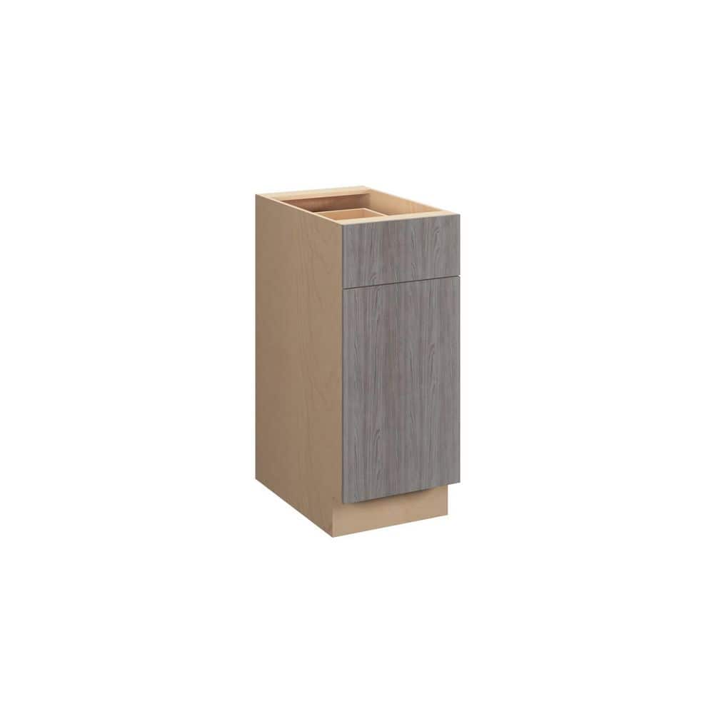 Saratoga Slab 12 in. W x 34.5 in. H x 24 in. D in Greywood Plywood Assemble