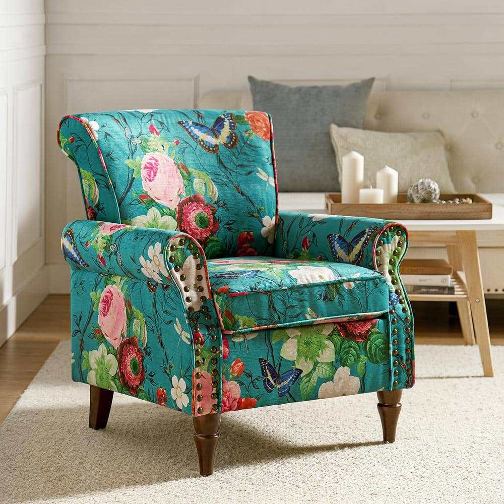 Eagerly cushion chair slipcover floral beautiful colors good and style brand new