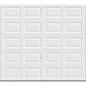 Classic Collection 9 ft. x 8 ft. Non-Insulated Solid White Garage Door