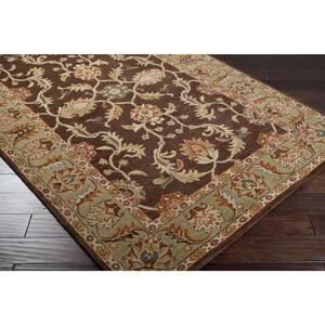 Chenni Chocolate 2 ft. x 4 ft. Hearth Indoor Area Rug