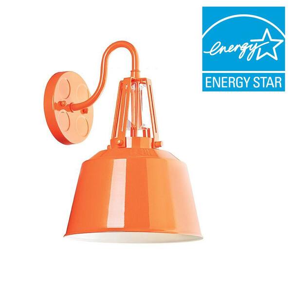 Generation Lighting Freemont 1-Light Hi Gloss Orange Wall Bracket