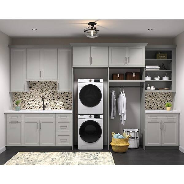 Hampton bay designer series melvern assembled wall kitchen cabinet with deals glass doors