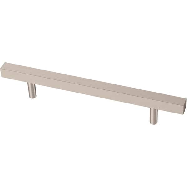 Franklin Brass Simple Square Bar 5-1/16 in. (128 mm) Stainless Steel Cabinet Drawer Pull (30-Pack)