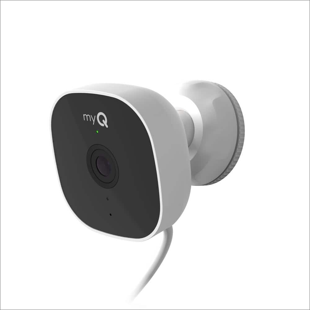 myQ Smart White Wireless Outdoor Security Camera with Night Vision