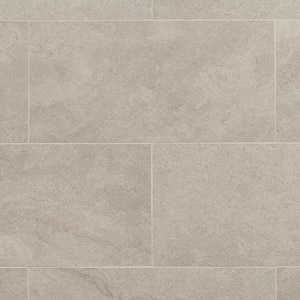 Dominion Linen Beige 11.81 in. x 23.62 in. Matte Limestone Look Porcelain Floor and Wall Tile (11.62 sq. ft./Case)