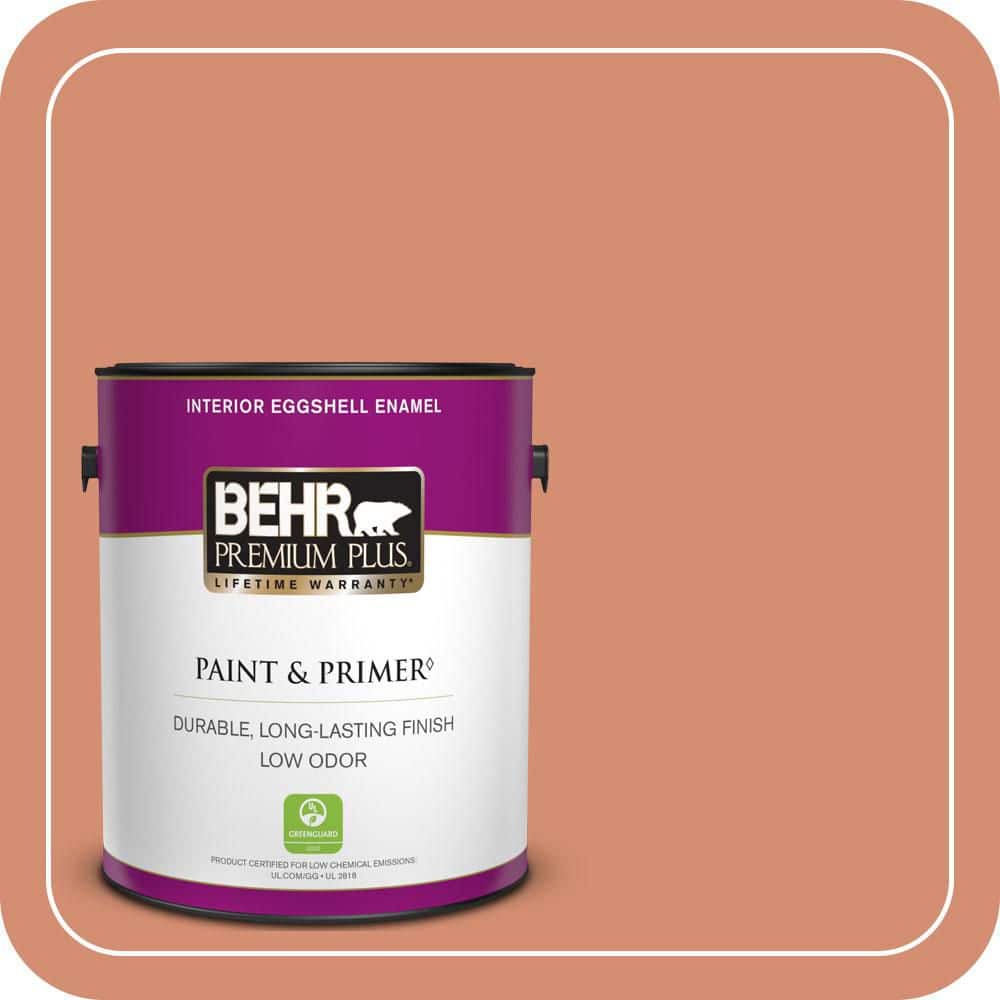1 gal. #ICC-63 Terra Cotta Pot Eggshell Enamel Low Odor Interior Paint & Primer price history on PriceWatchPro