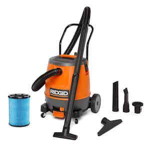 16 Gal. 6.5 Peak HP Motor-On-Bottom Shop Vacuum Wet Dry Vac with Fine Dust Filter, Locking Hose and Attachments MOB1600