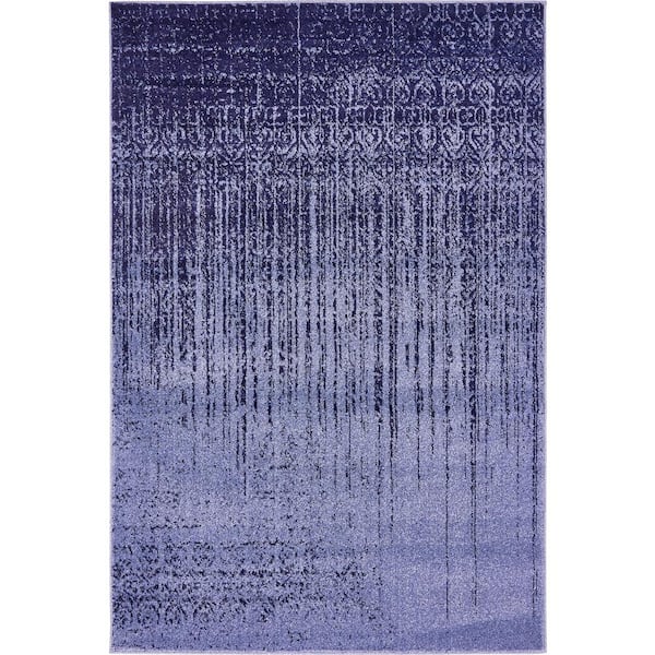 Del Mar Jennifer Blue 4' 0 x 6' 0 Area Rug
