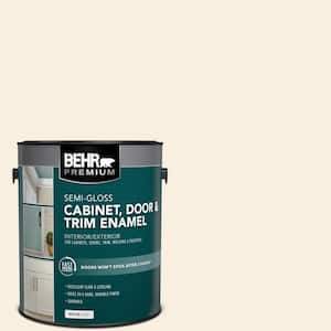 1 gal. #M220-1 Marshmallow Whip Semi-Gloss Enamel Interior/Exterior Cabinet, Door & Trim Paint