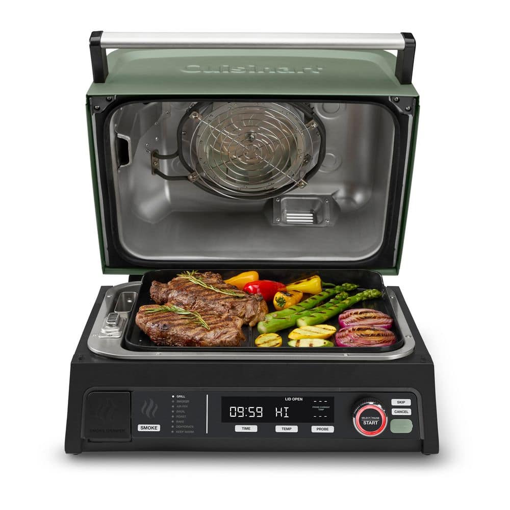 FlavorBoost Outdoor Electric Grill 8-in-1