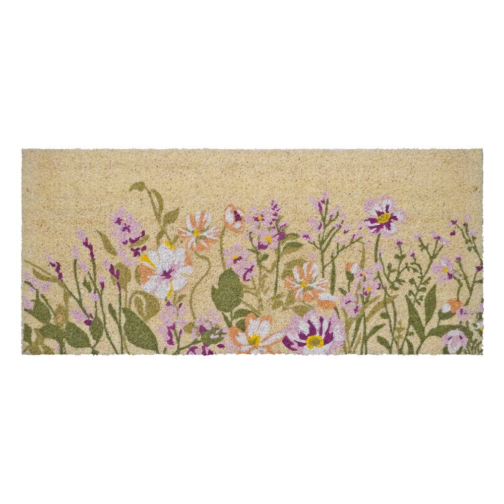 Botanical Garden Multi-Colored 18 in. x 40 in. Indoor or Outdoor Doormat price history on PriceWatchPro