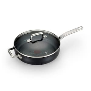ProGrade 5 qt. Aluminum Nonstick Saute Pan with Lid, Black