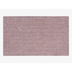A1HC Matrix Dark Brown 24 in. x 36 in.Eco-Poly Entrance Mats with Anti-Slip Fabric Finish and Tire Crumb Backing