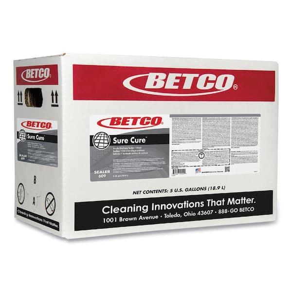 Betco 5 Gallon Sure Cure Urethane Fortified Sealer/Finish, Bag-in-Box