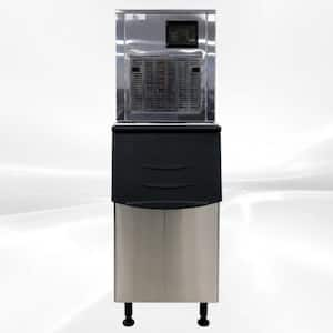 500 lbs. Freestanding Commercial Nugget Ice Maker in Stainless Steel