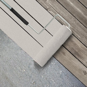 1 gal. #N170-1 Tailors Chalk Color Textured Low-Lustre Enamel Interior/Exterior Porch and Patio Anti-Slip Floor Paint