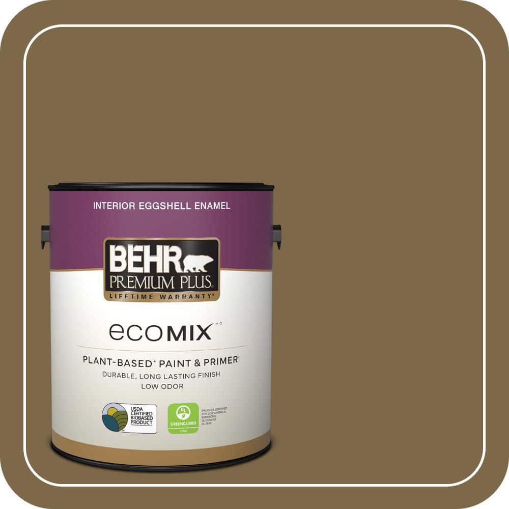 1 gal. #320F-7 Fig Eggshell Enamel EcoMix Plant-Based Interior Paint & Primer price history on PriceWatchPro