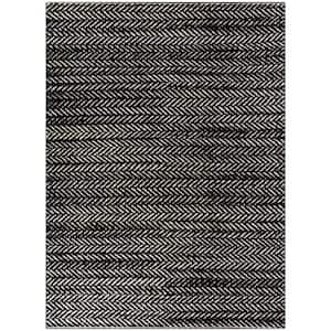 BALTA Tessin Charcoal 5 ft. x 7 ft. Contemporary Area Rug 3011088 - The ...