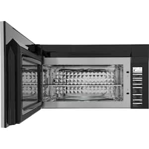 Professional 30 in. 1.9 cu. ft. Over-the-Range Microwave in Stainless Steel with Vent and Air Fry