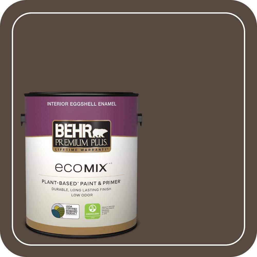 1 gal. #N210-7 Havana Coffee Eggshell Enamel EcoMix Plant-Based Interior Paint & Primer price history on PriceWatchPro