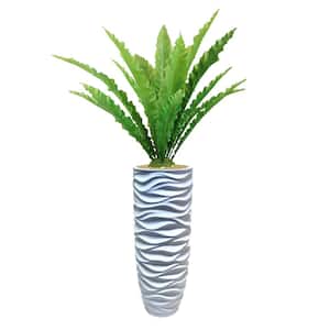 54 in. Real Touch Agave in Resin Planter