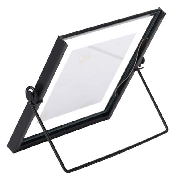 4x10 Picture Frame, for Tabletop or Wall Display, Size: 4 x 10, Black