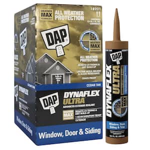 Dynaflex Ultra 10.1 oz.Cedar Tan Advanced Exterior Window, Door and Siding Sealant (12-Pack)