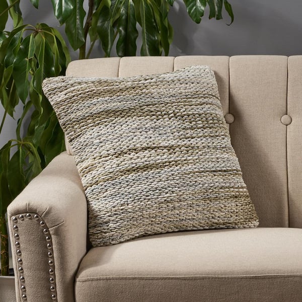 Brown Organic Pillow for Living Room - Nature