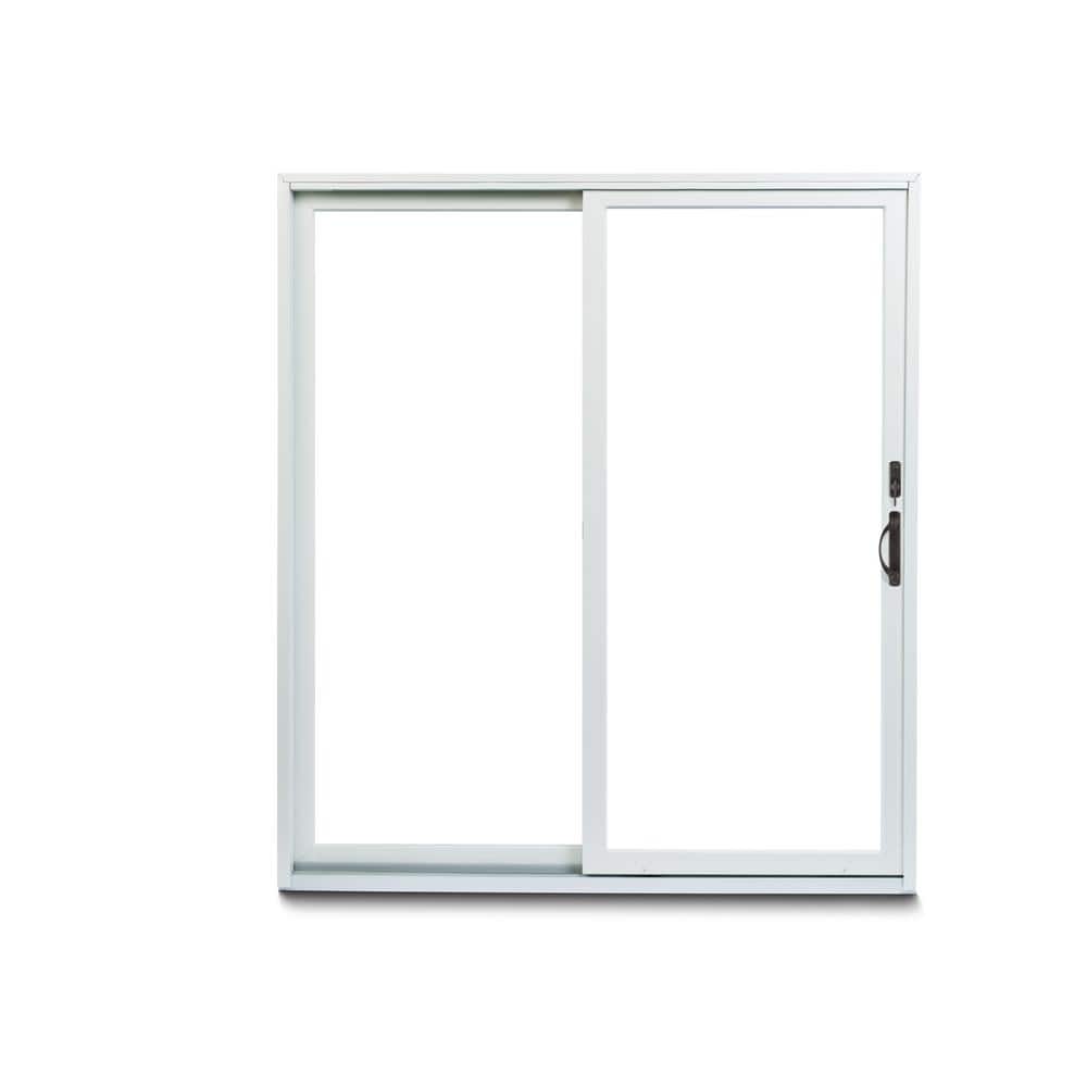 70-1/2 in. x 79-1/2 in. 200 Series White Left-Hand Perma-Shield Gliding Pat