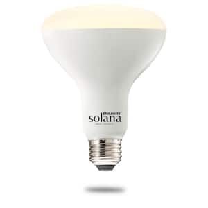 Solana 65-Watt Equivalent BR30 Dimmable Smart Wi-Fi Connected LED Light Bulb White (1-Bulb)