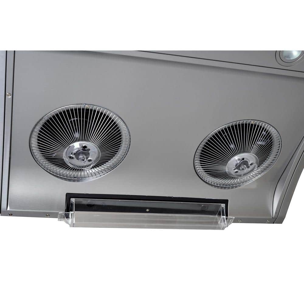 Hauslane 30" Stainless Steel Convertible Under Cabinet Range Hood