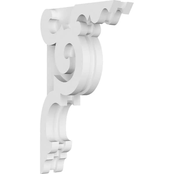 Ekena Millwork 1-7/8 in. x 11 in. x 6-1/2 in. PVC Benson Corbel