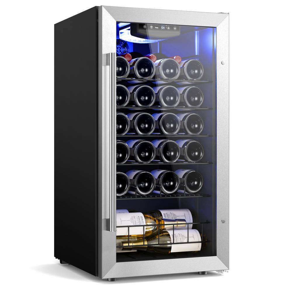 Yeego Single Zone 27Bottle Freestanding Wine Cooler Fridge Cellar