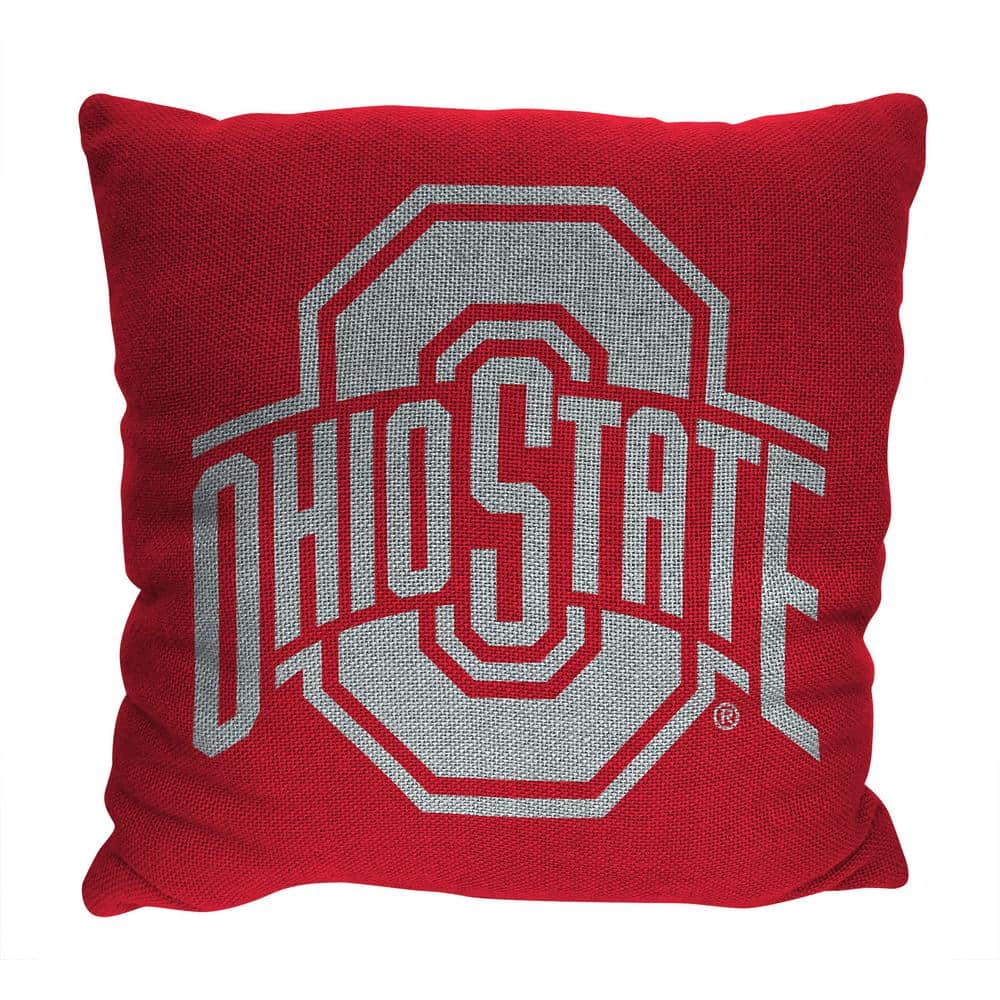 THE NORTHWEST GROUP NCAA Ohio State Invert Double Sided Jacquard Throw