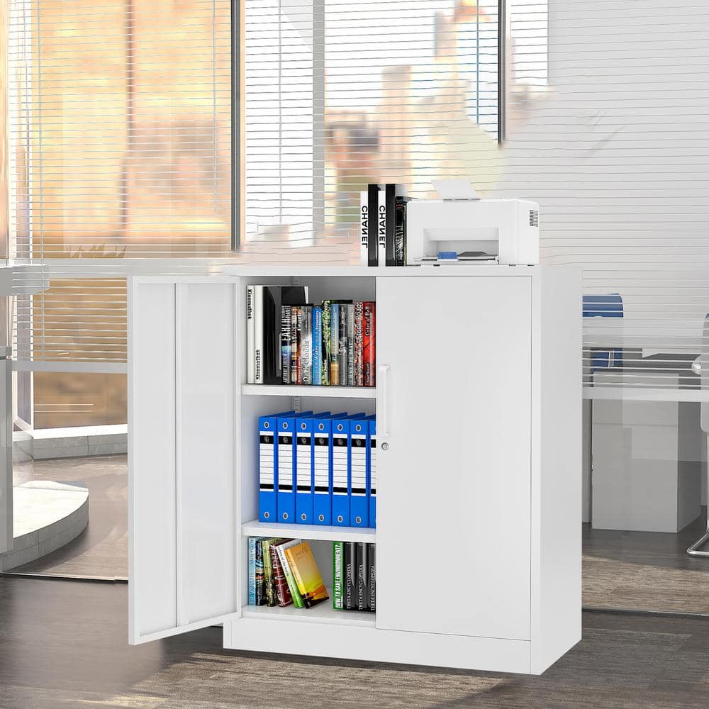 Harraj 32'' Wide 3 - Shelf Storage Cabinet