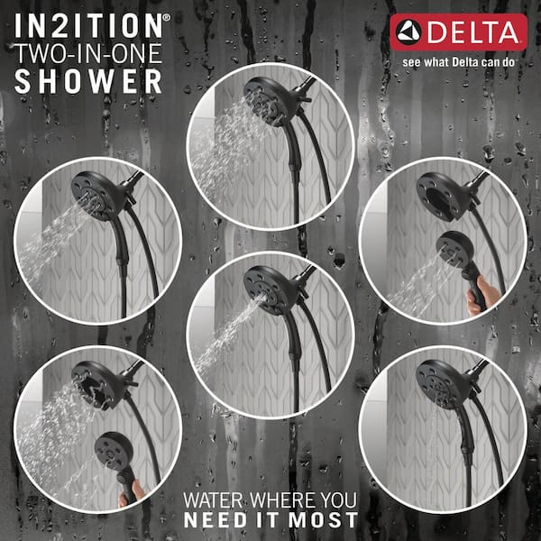 hia_　0605 H2Okinetic® In2ition® 4-Setting Two-in-One Shower in