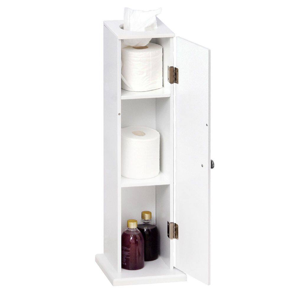 7.8 in. W x 7.8 in. D x 25.5 in. H Floor Mount Bath Accessory Type in White price history on PriceWatchPro